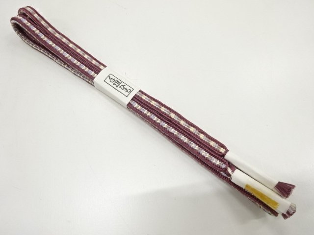JAPANESE KIMONO / UNUSED HAND-TIED OBIJIME